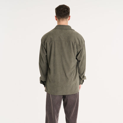 Camisa Ml Vulk Turner Shirt Green Vintage