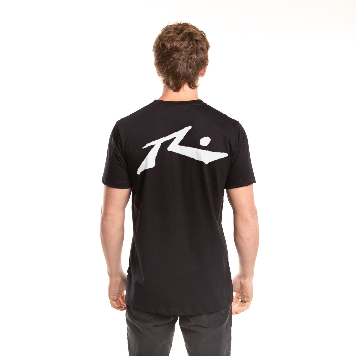 Remera Hombre Rusty Competition Negra