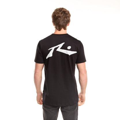 Remera Hombre Rusty Competition Negra