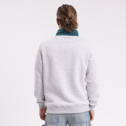 Buzo Rusty Australian 1/4 Zip Crew White Marle