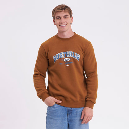 Buzo Rusty Uwa Crew Brown Sugar