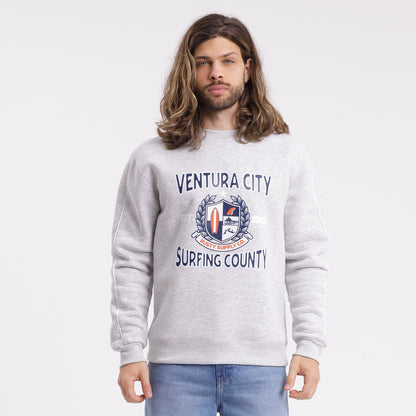 Buzo Rusty Ventura City Crew White Marle