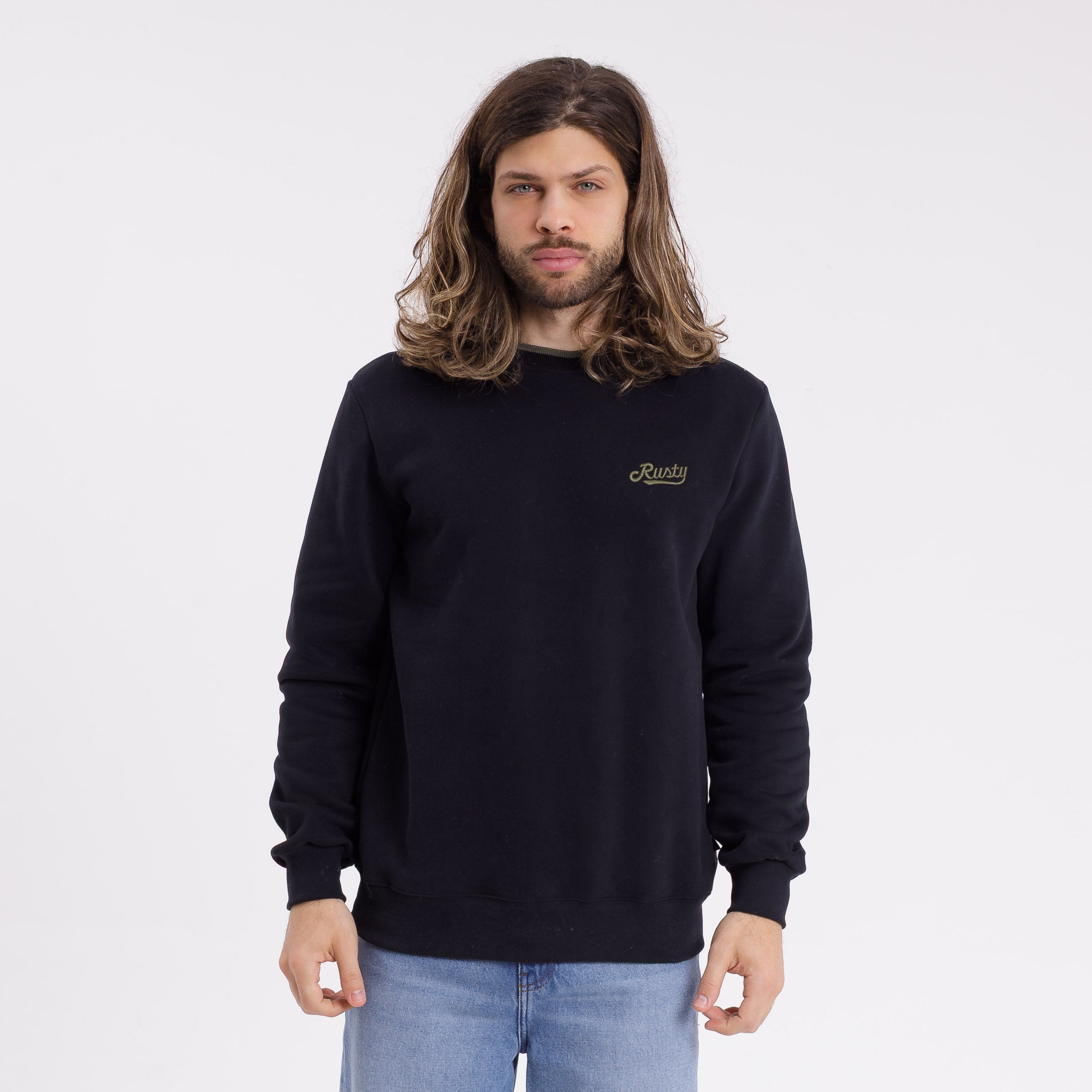 Buzo Rusty Vertigo Crew Black