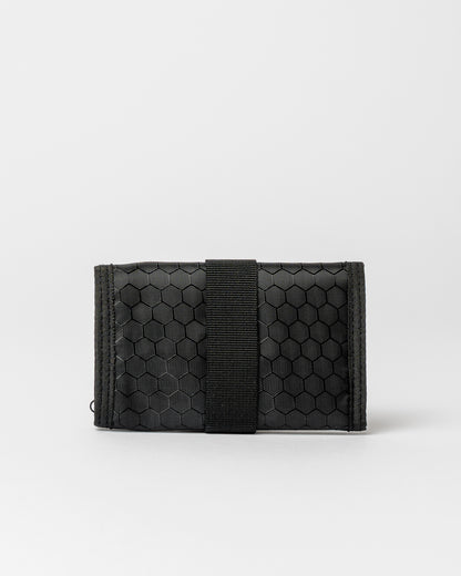 Billetera Rusty Voltage Tri-Fold Wallet Black/Sulphur