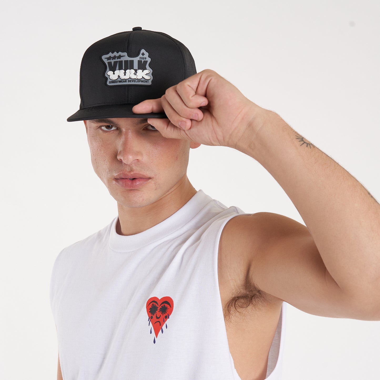 Gorra Vulk Buckley Flat Trucker Black