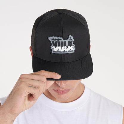 Gorra Vulk Buckley Flat Trucker Black
