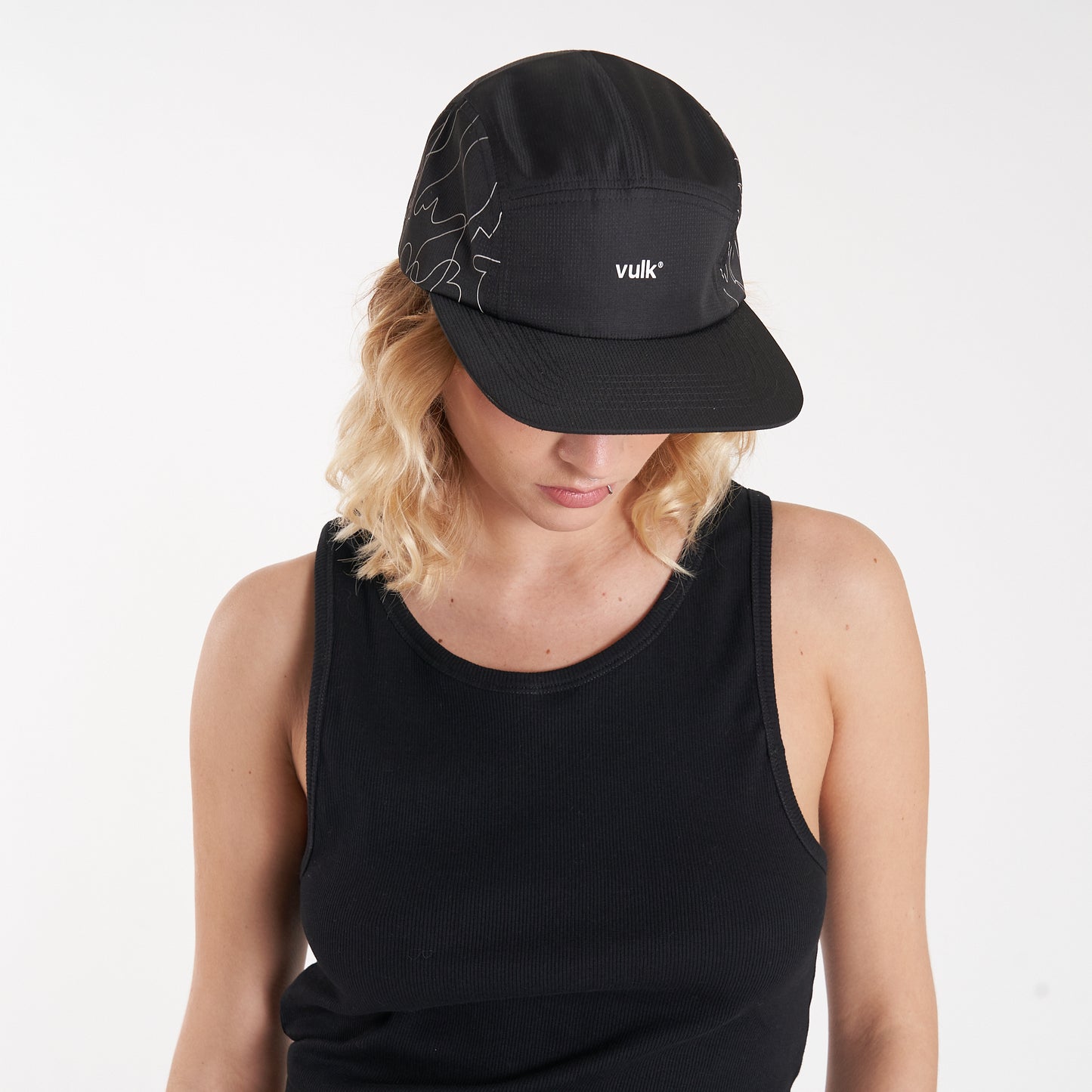 Gorra Vulk Marcus Flat Cap Black