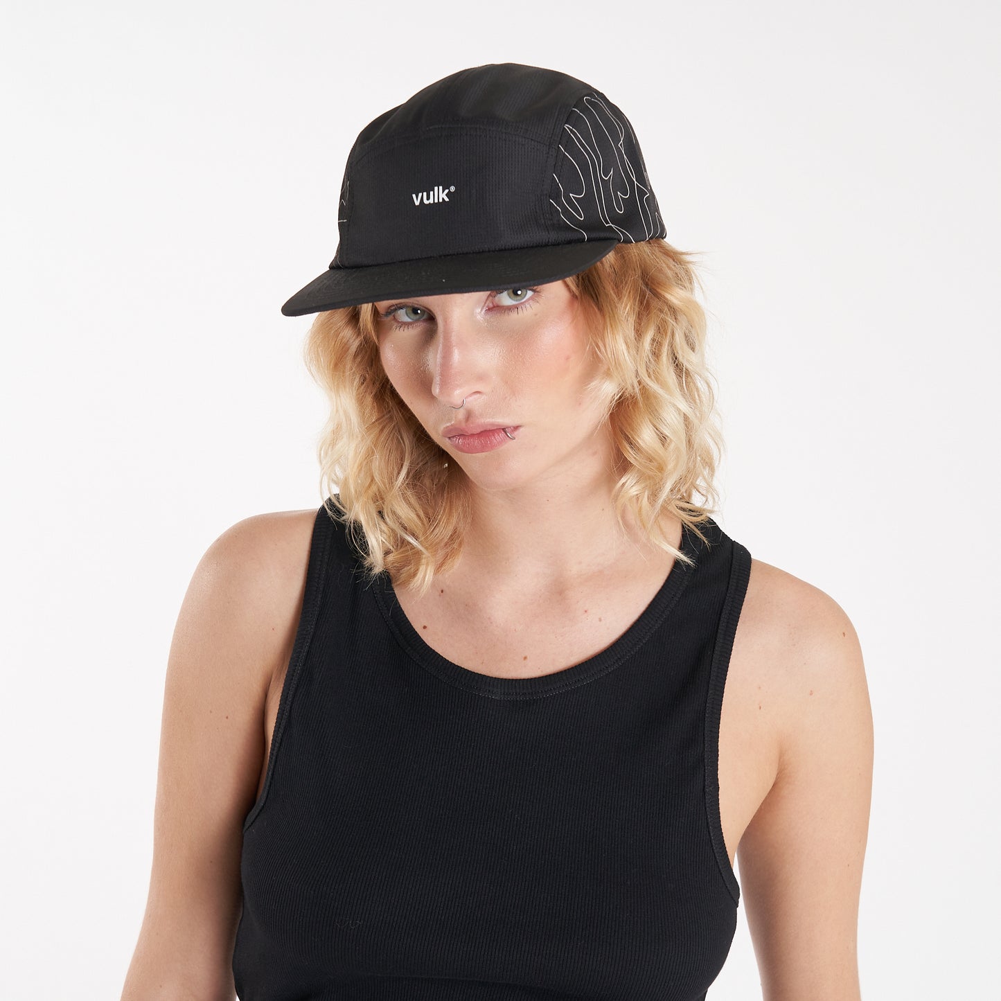 Gorra Vulk Marcus Flat Cap Black