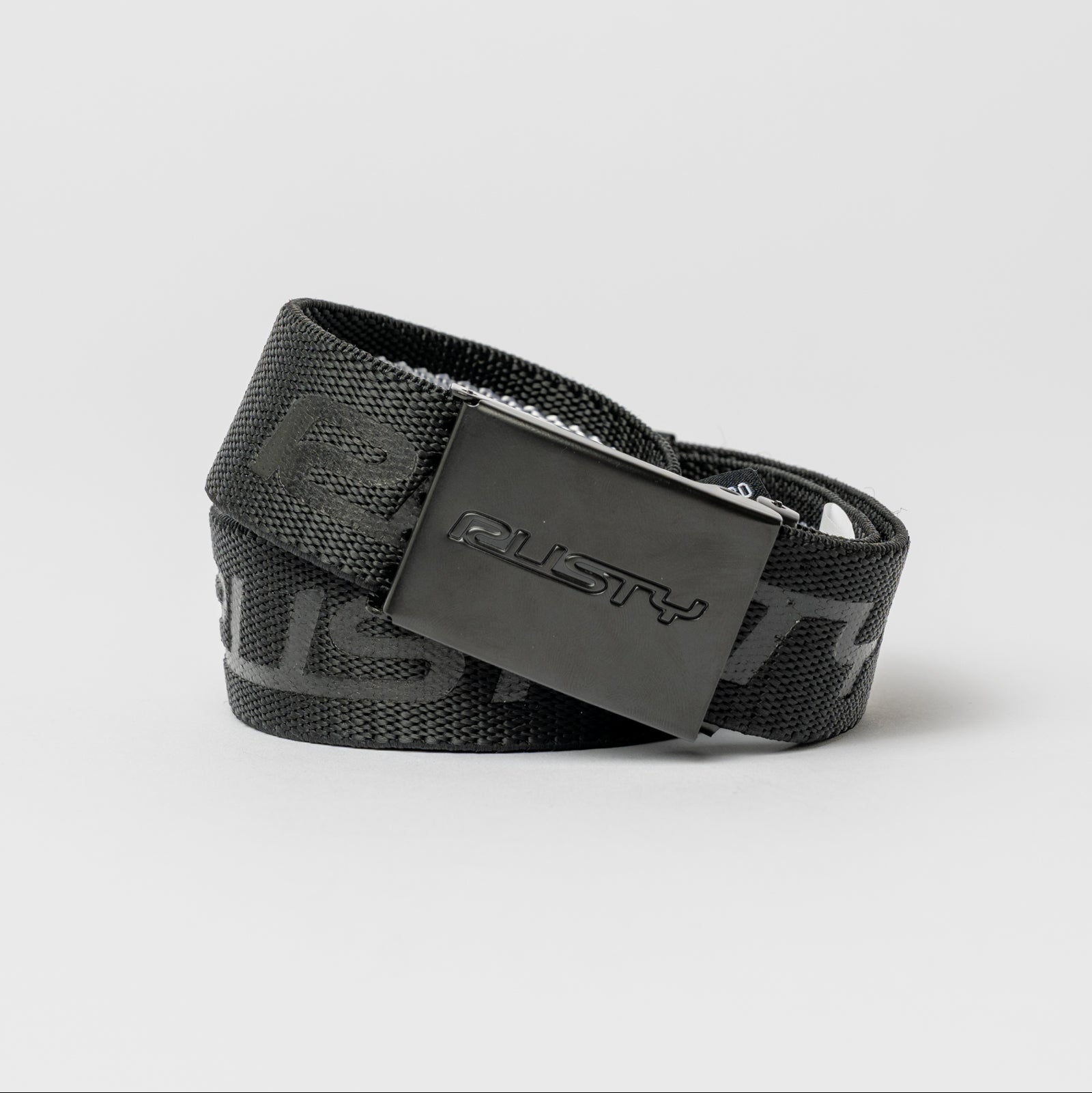 Cinturon Rusty Flip Daddy Elastic Webbing Belt Black