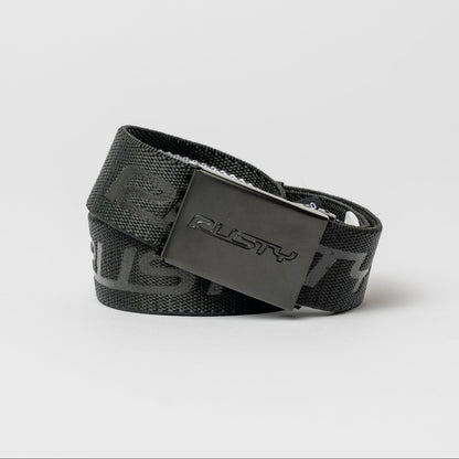 Cinturon Rusty Flip Daddy Elastic Webbing Belt Black