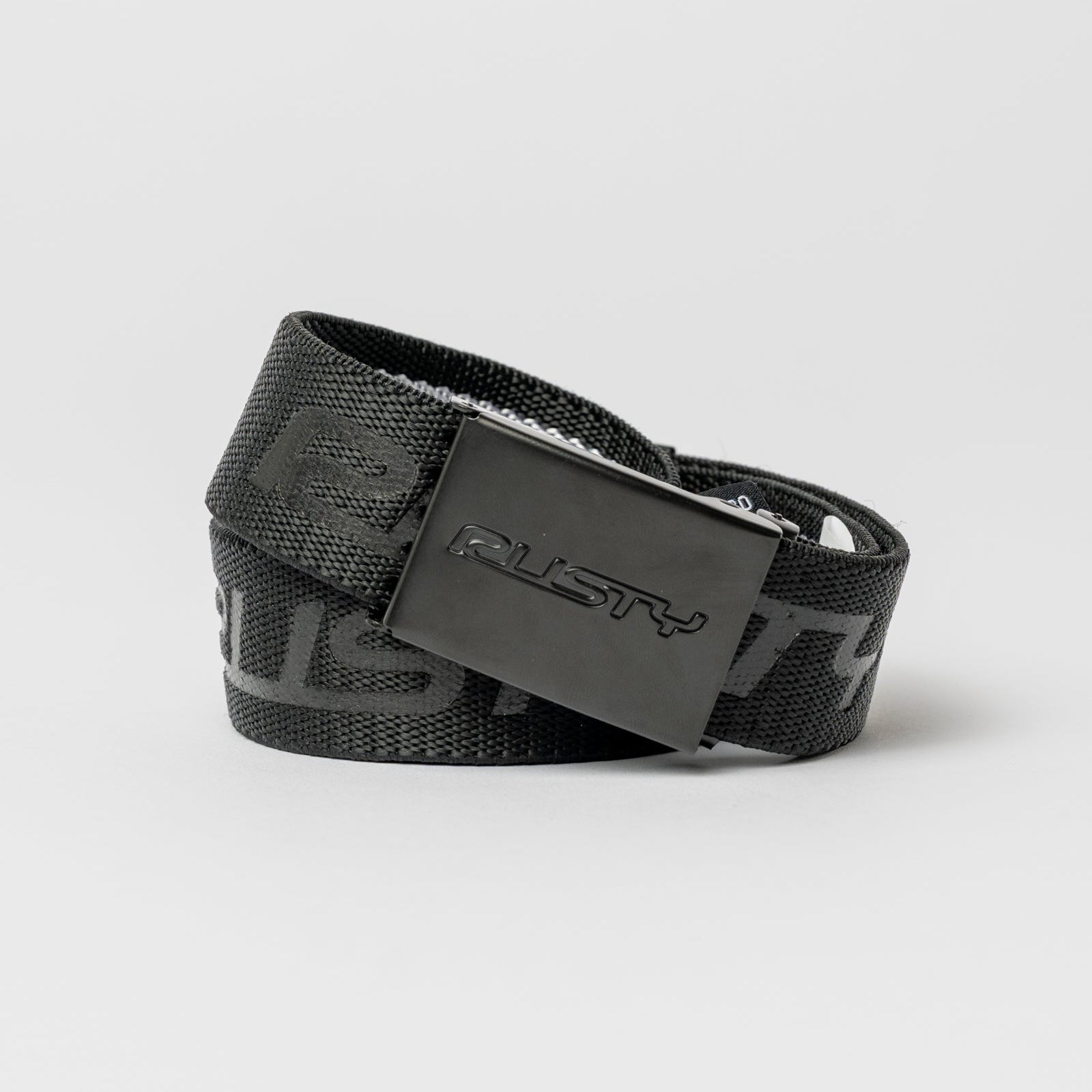 Cinturon Rusty Flip Daddy Elastic Webbing Belt Black