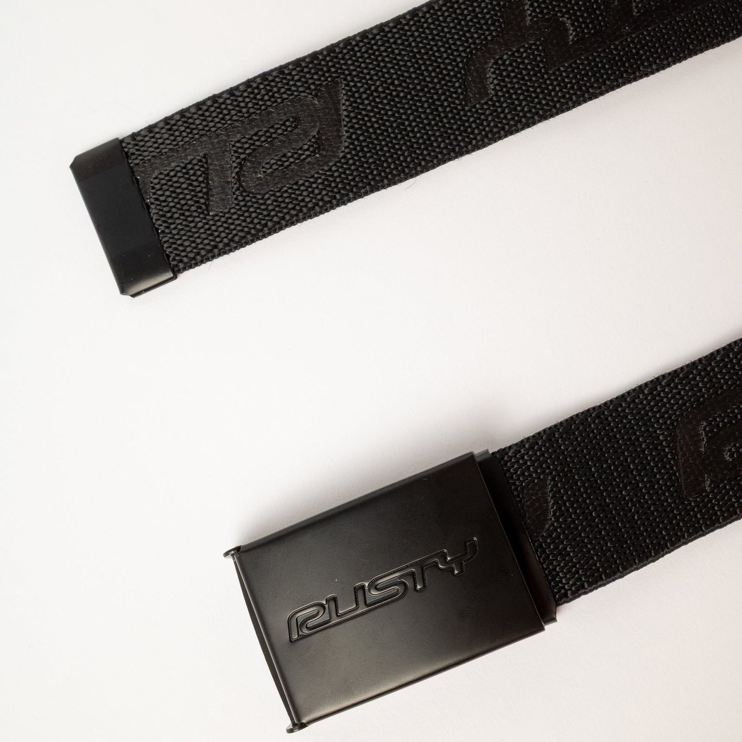 Cinturon Rusty Flip Daddy Elastic Webbing Belt Black