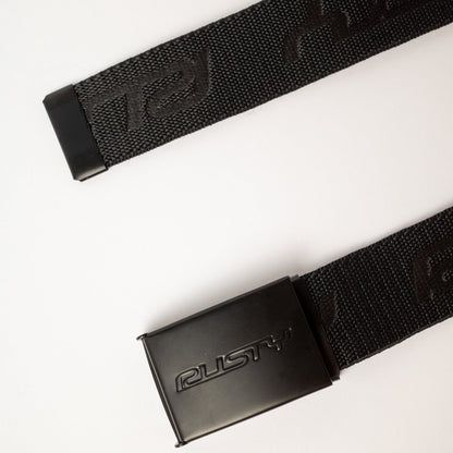 Cinturon Rusty Flip Daddy Elastic Webbing Belt Black