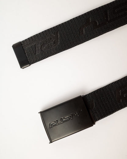 Cinturon Rusty Flip Daddy Elastic Webbing Belt Black