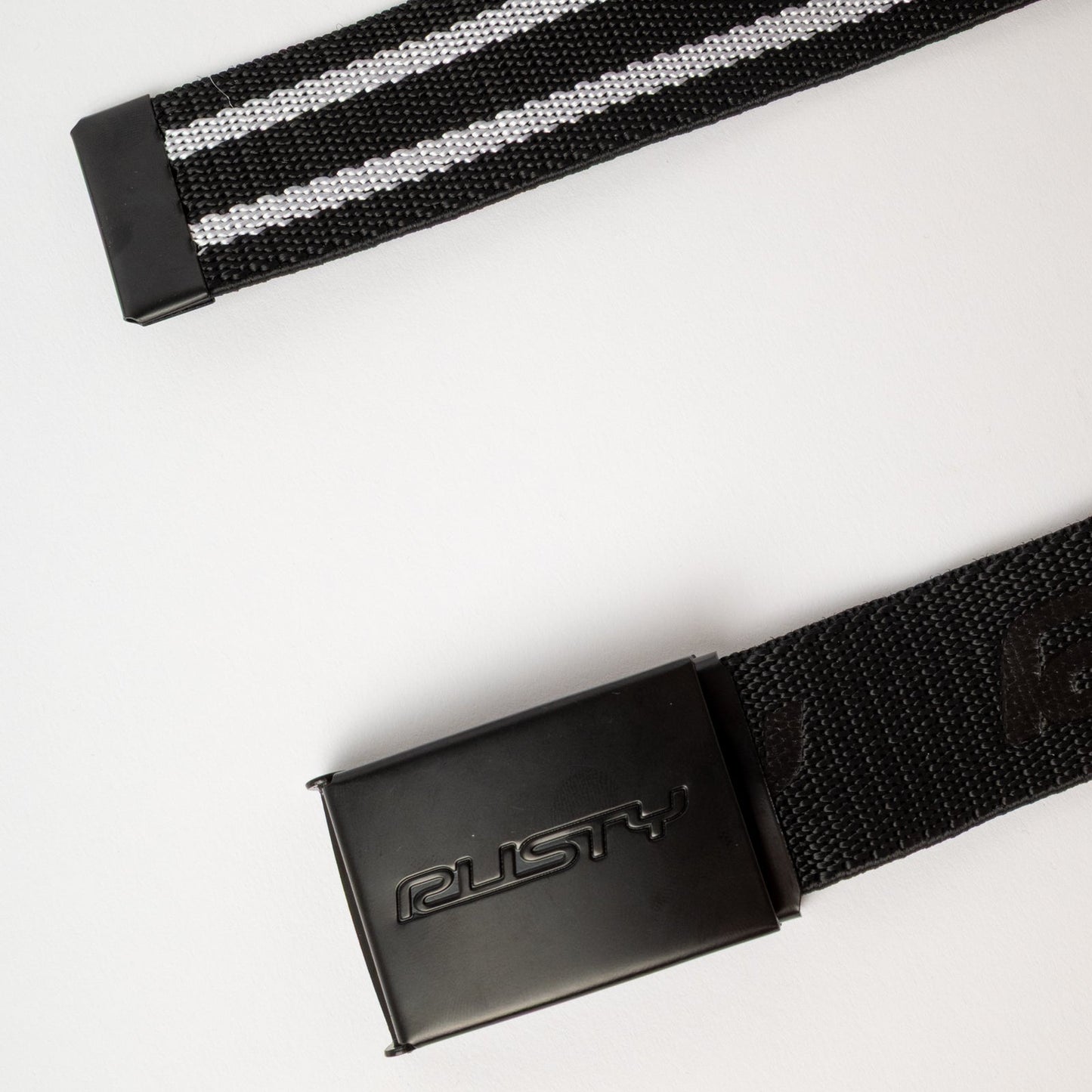 Cinturon Rusty Flip Daddy Elastic Webbing Belt Black