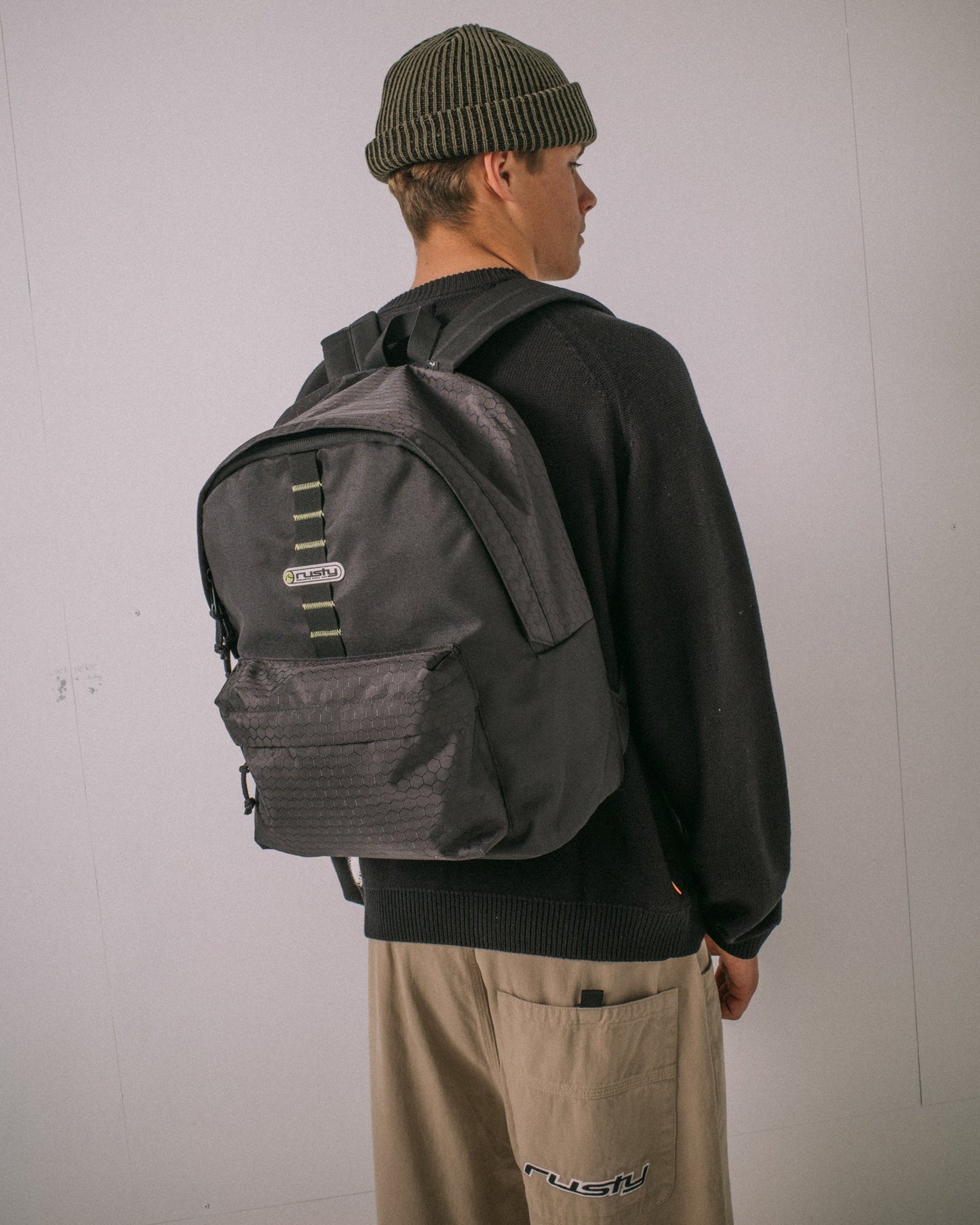 Mochila Rusty Voltage Backpack Black/Sulphur