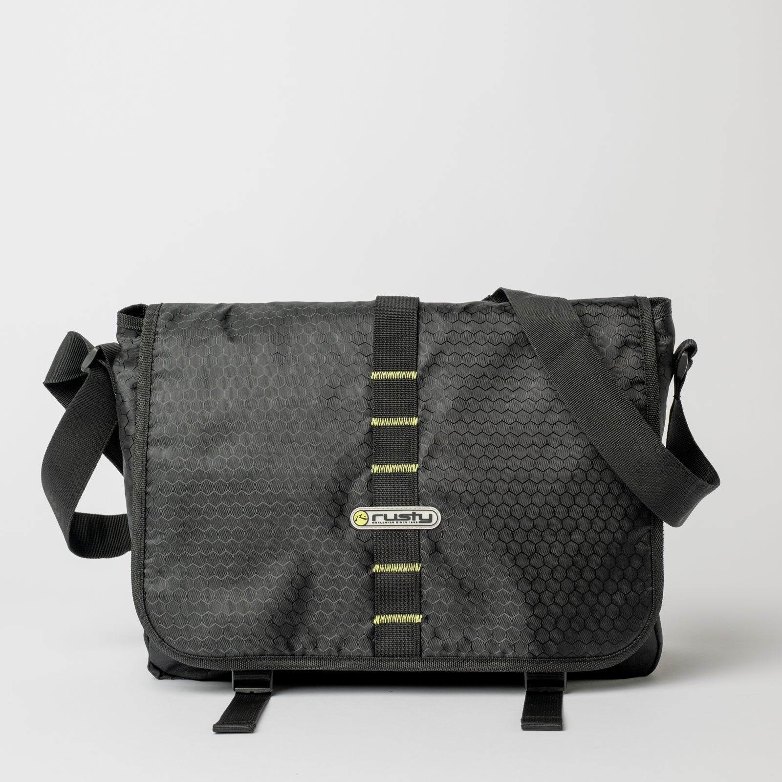 Bolso Rusty Voltage Messenger Bag Black/Sulphur