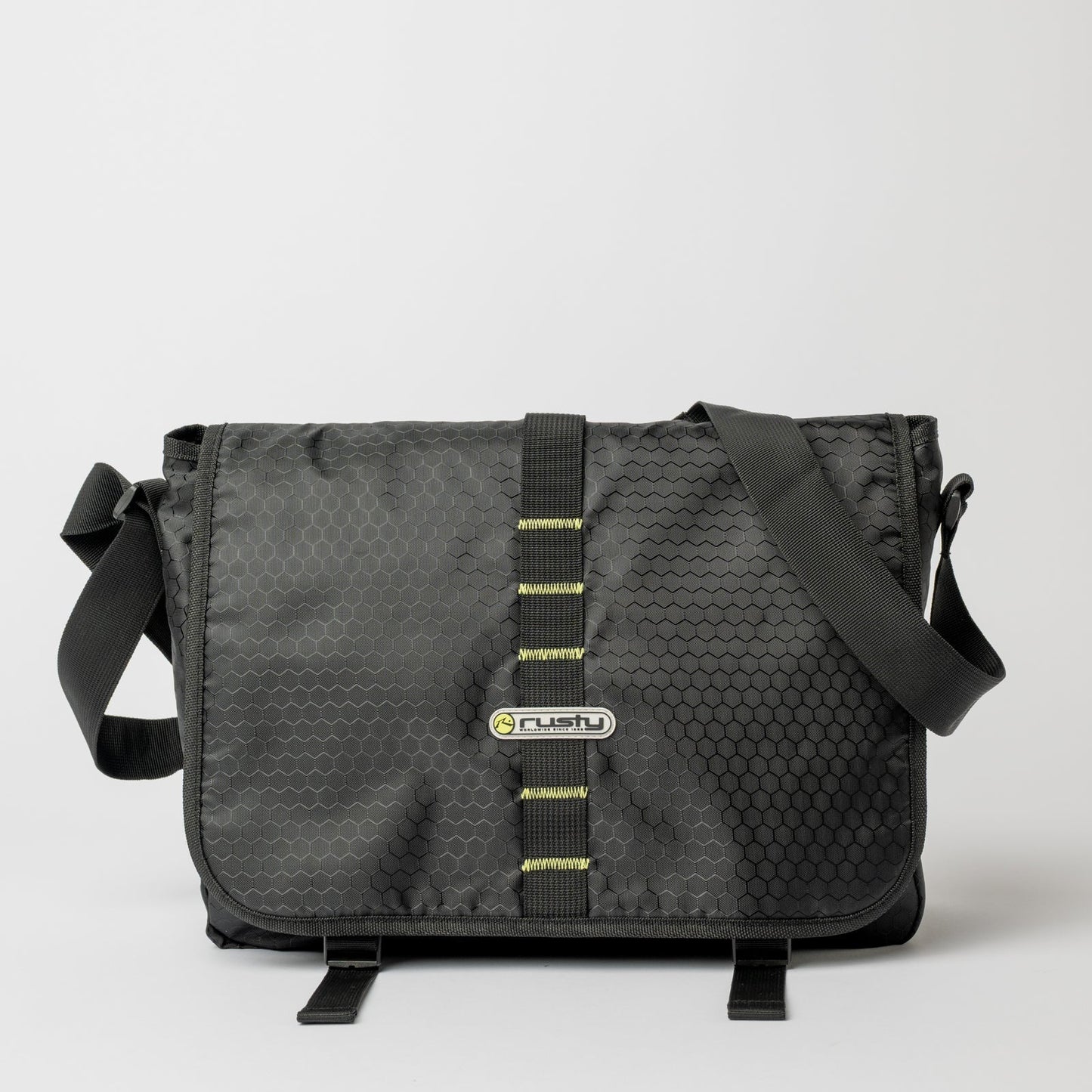 Bolso Rusty Voltage Messenger Bag Black/Sulphur