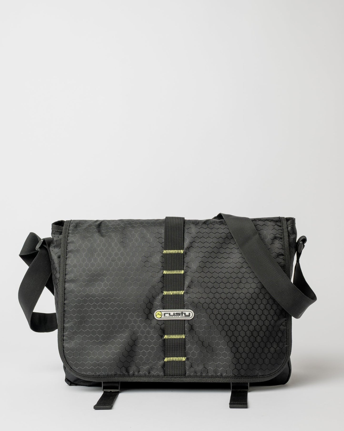 Bolso Rusty Voltage Messenger Bag Black/Sulphur