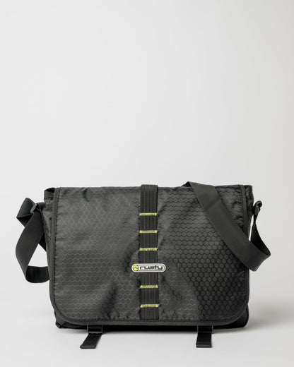 Bolso Rusty Voltage Messenger Bag Black/Sulphur