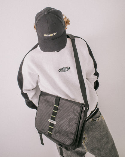 Bolso Rusty Voltage Messenger Bag Black/Sulphur