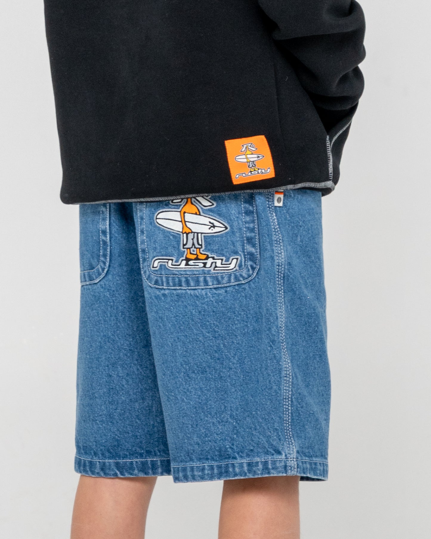Canguro Rusty Dr. Dot Hooded Fleece Boys Black