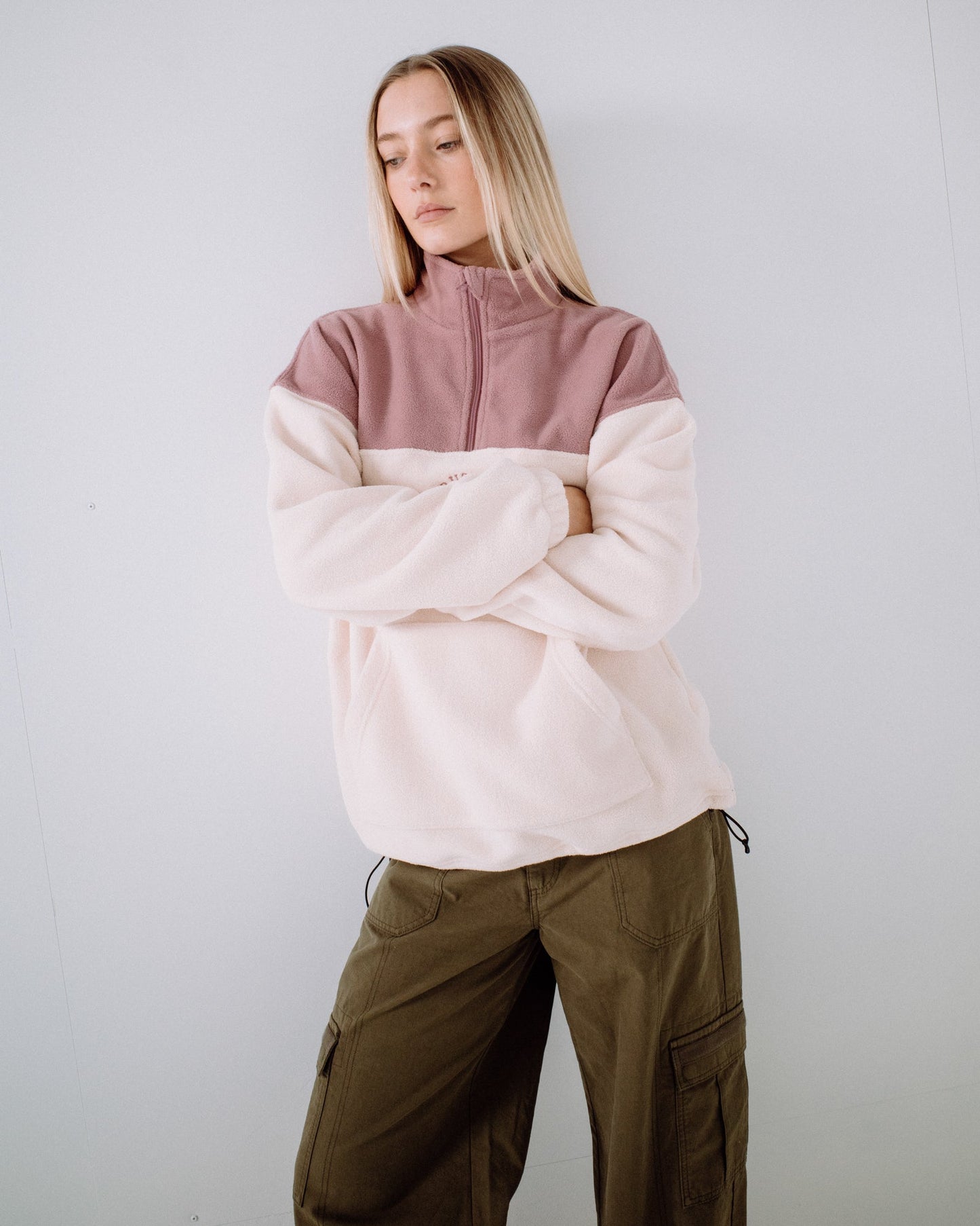 Polar Rusty Central Division Crew Polar Fleece* Pink A Boo