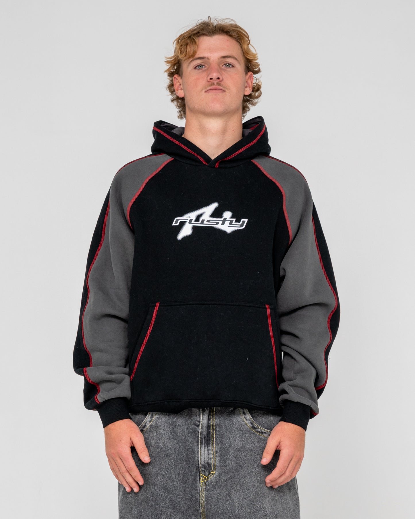 Canguro Rusty Paneka Hooded Fleece Black