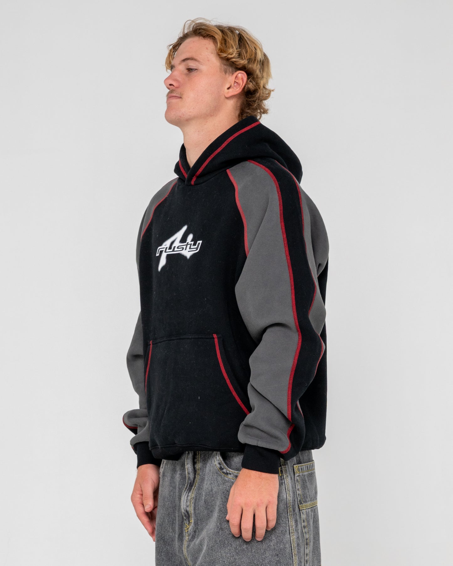 Canguro Rusty Paneka Hooded Fleece Black