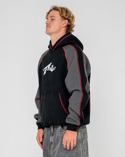 Canguro Rusty Paneka Hooded Fleece Black