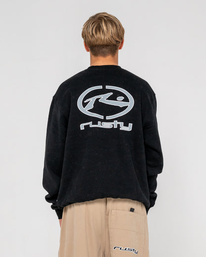 Buzo Rusty Turbo Crew Fleece Black