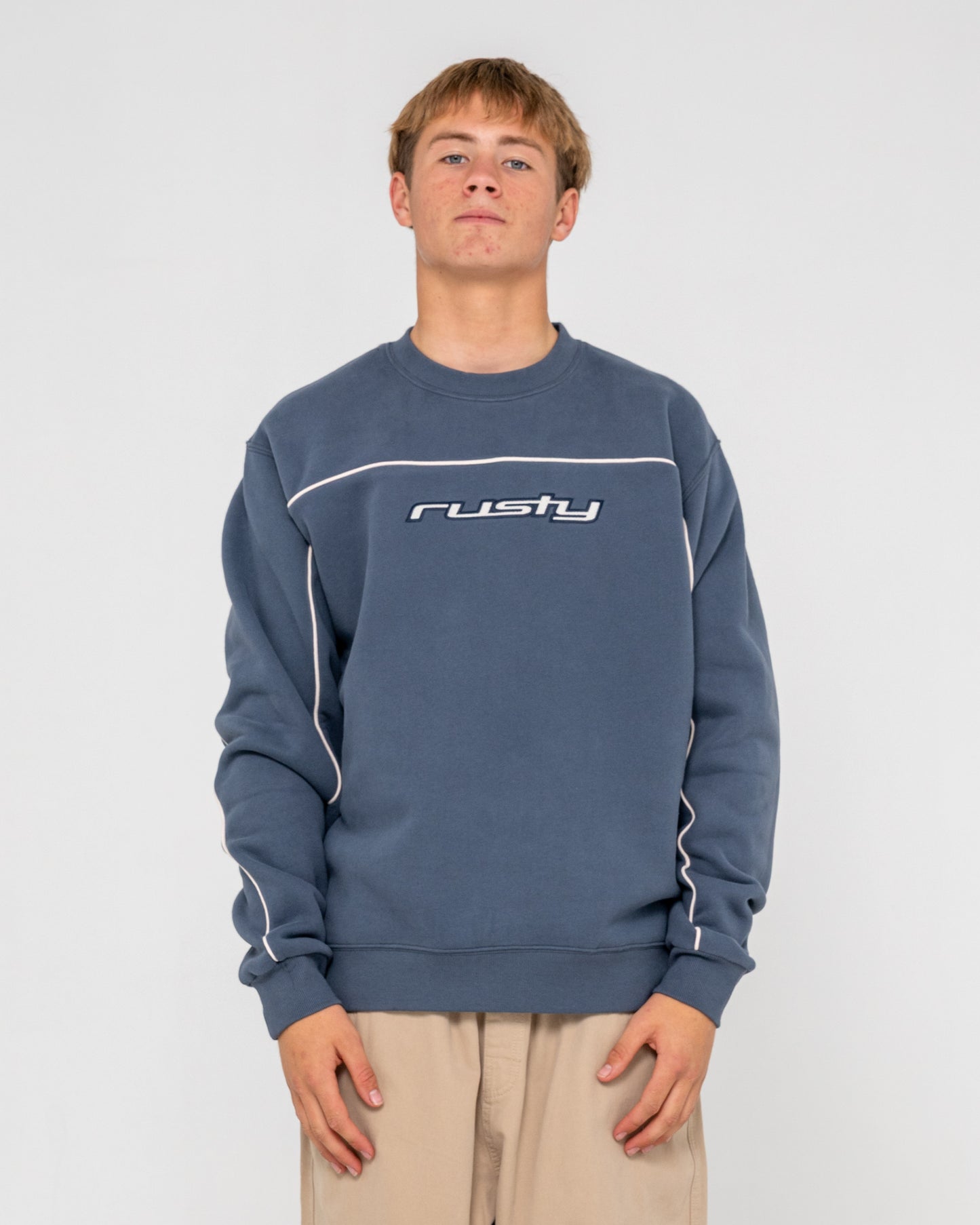 Buzo Rusty Trigger Crew Fleece Atlantic Blue