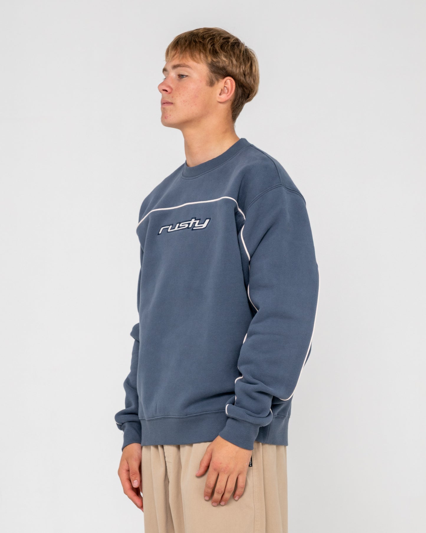 Buzo Rusty Trigger Crew Fleece Atlantic Blue