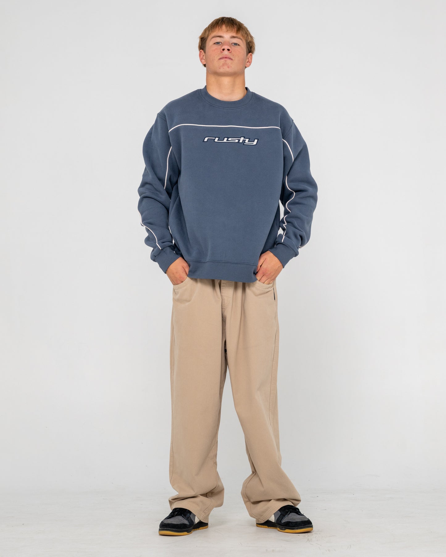Buzo Rusty Trigger Crew Fleece Atlantic Blue