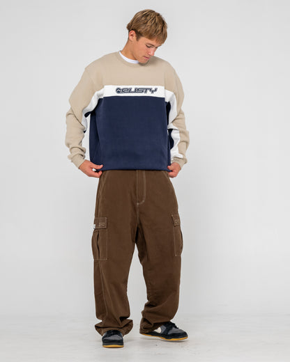 Buzo Rusty Pod Racer Crew Fleece Navy Blue
