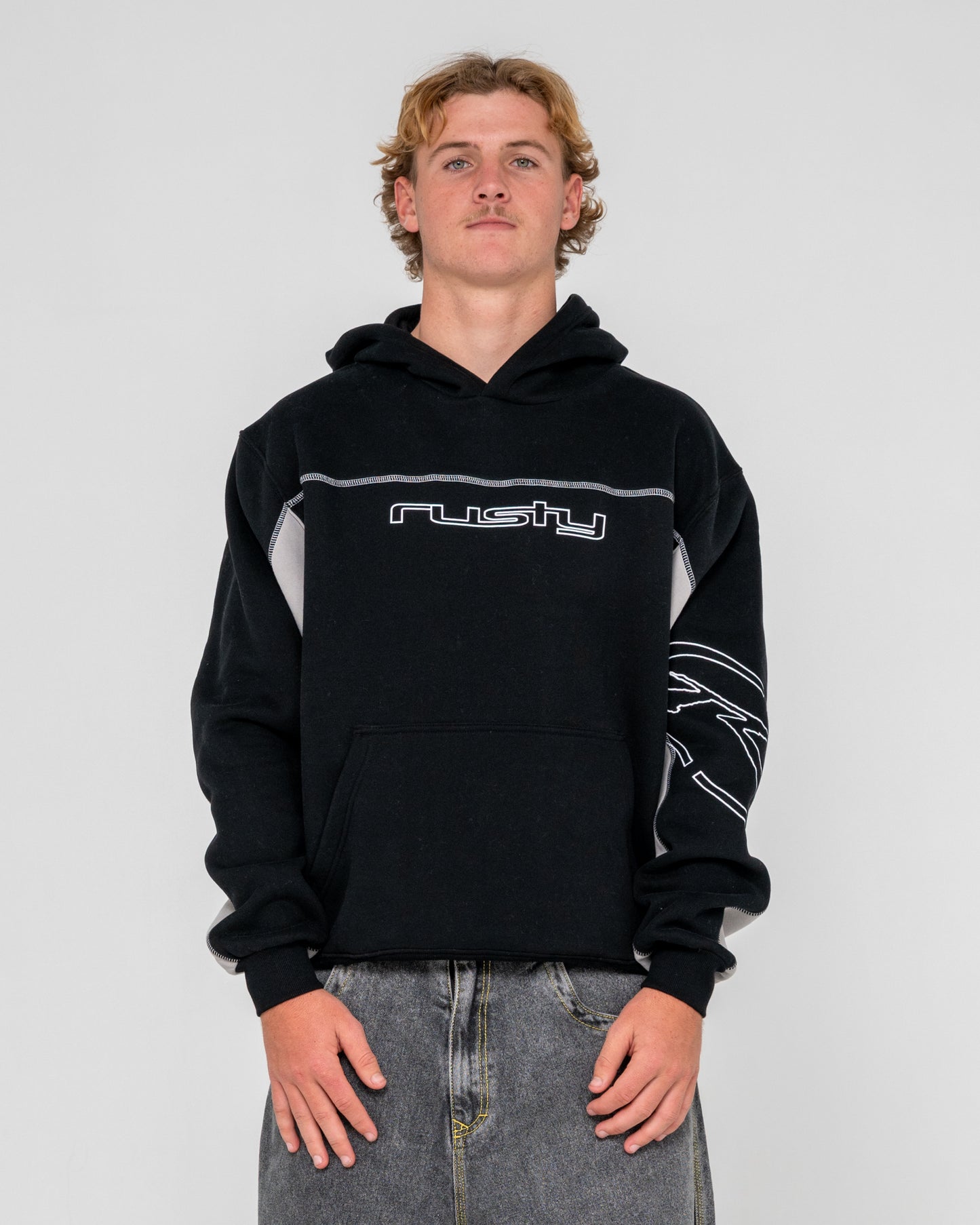 Canguro Rusty Titan Hooded Fleece Black