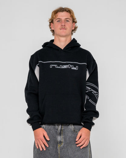 Canguro Rusty Titan Hooded Fleece Black