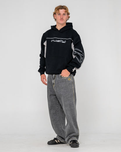 Canguro Rusty Titan Hooded Fleece Black