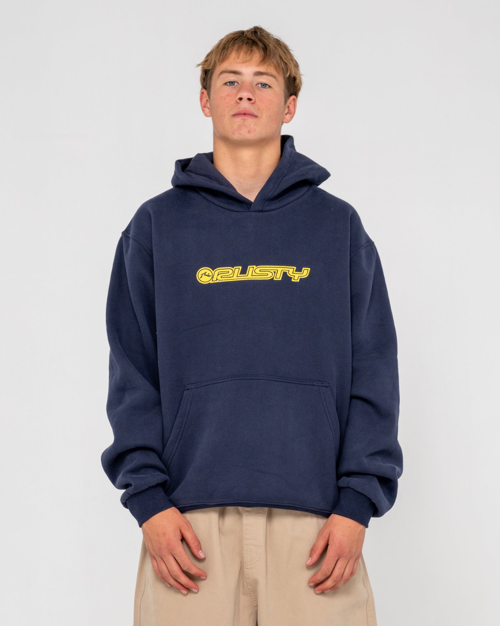 Canguro Rusty Flip Daddy 2.0 Hooded Fleece Navy Blue