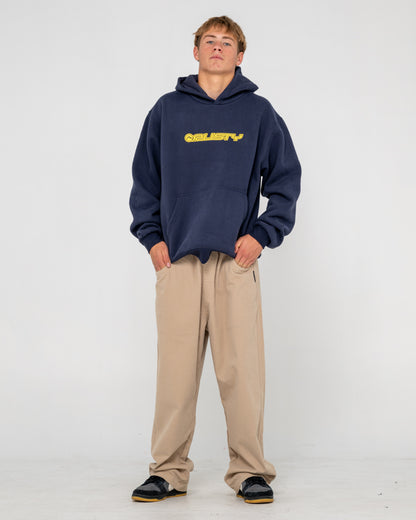 Canguro Rusty Flip Daddy 2.0 Hooded Fleece Navy Blue