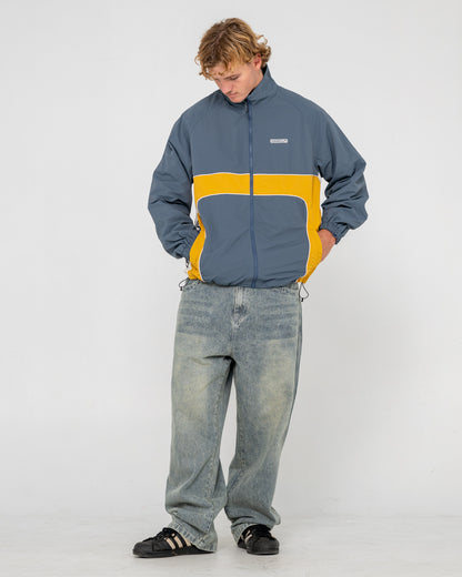 Campera Abrigo Rusty Hocus Pocus Zip Thru Jacket Steel Blue