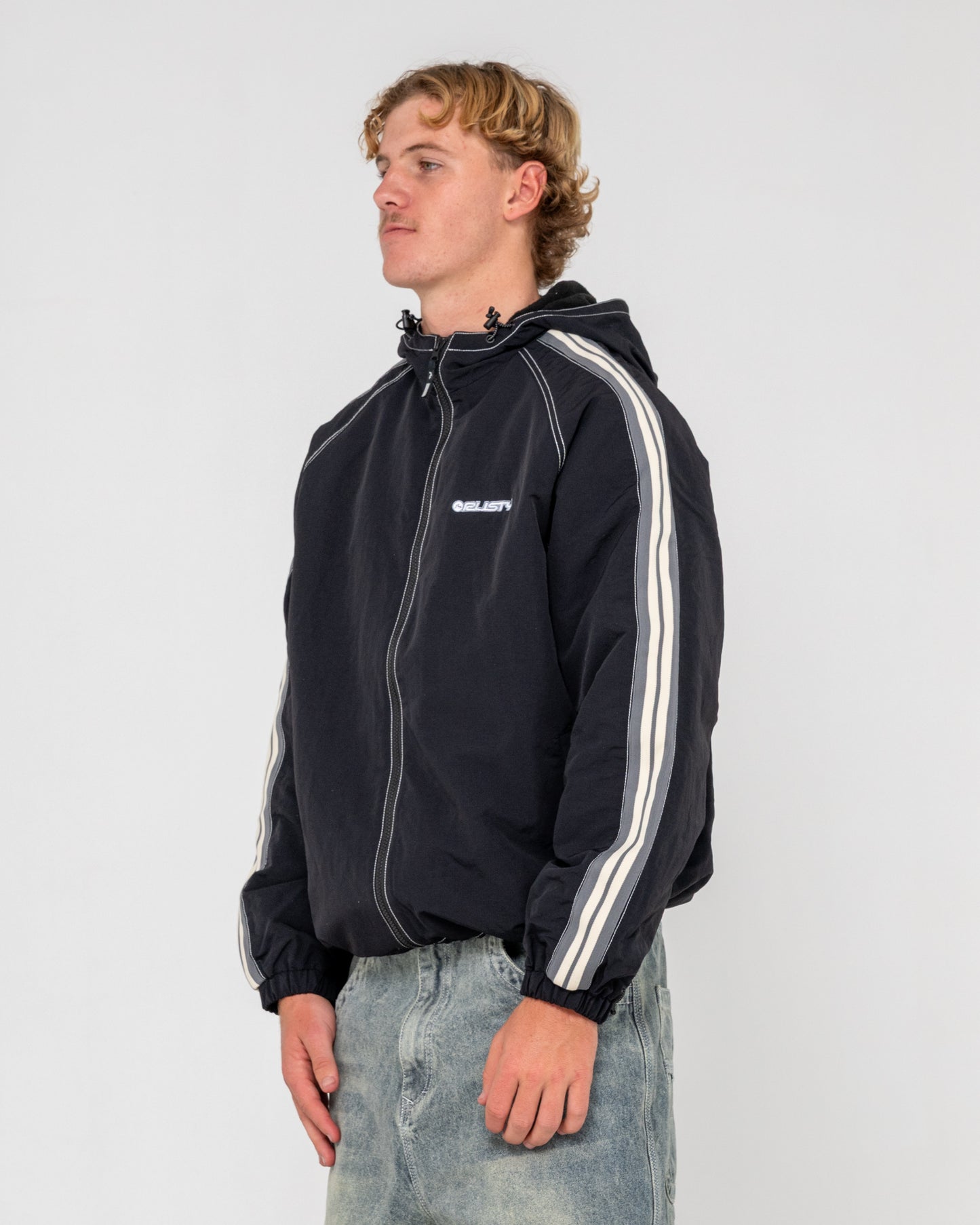 Campera Abrigo Rusty Lock Out Hooded Jacket Black