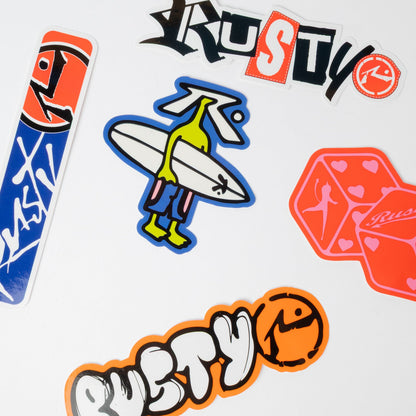 Calcos Rusty Our Kind Sticker Pack Multi 6