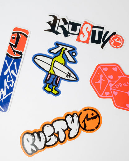 Calcos Rusty Our Kind Sticker Pack Multi 6