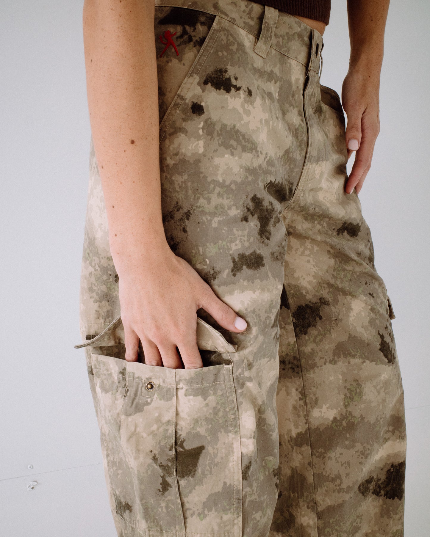 Pantalon Rusty Camoozy Low Rise Cargo Pant Camo