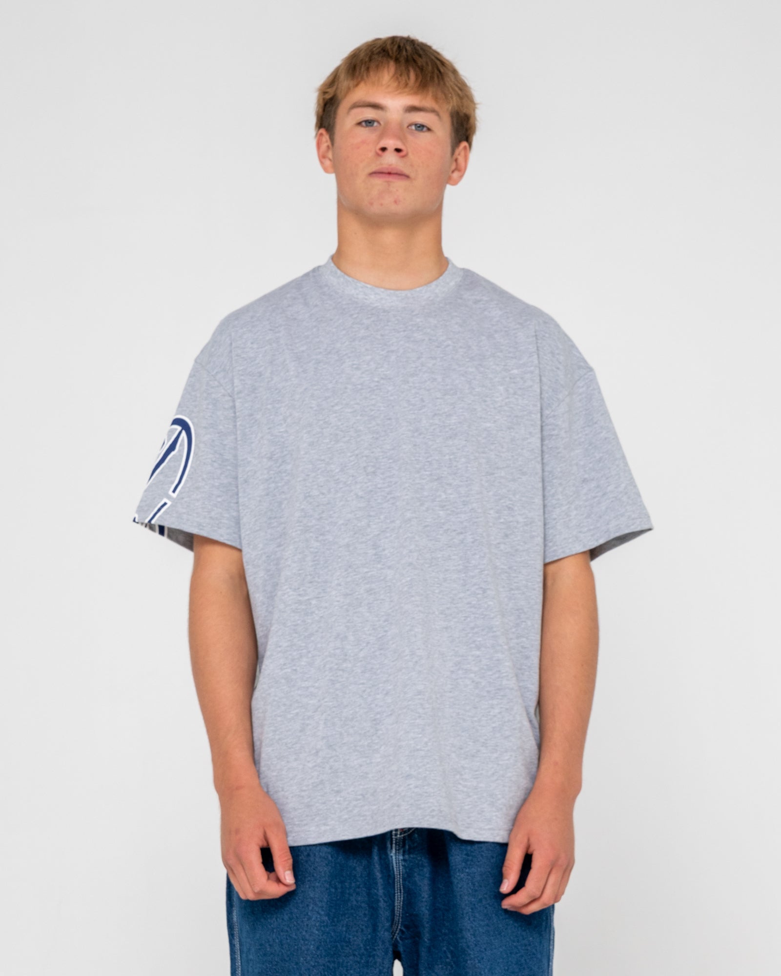 Remera Mc Rusty Glaze-R Short Sleeve Tee Grey Marle