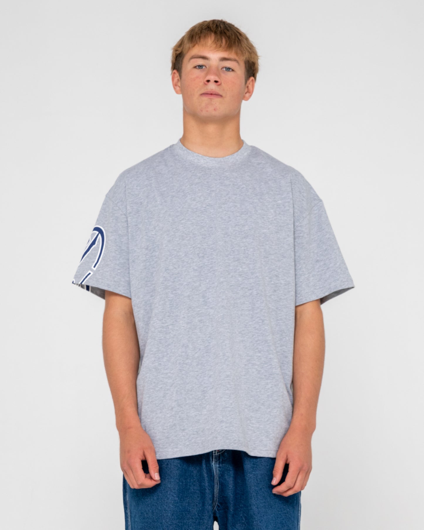 Remera Mc Rusty Glaze-R Short Sleeve Tee Grey Marle