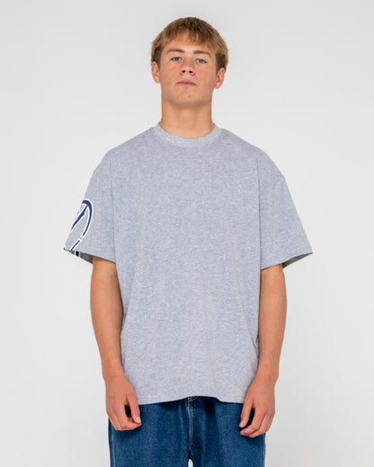 Remera Mc Rusty Glaze-R Short Sleeve Tee Grey Marle