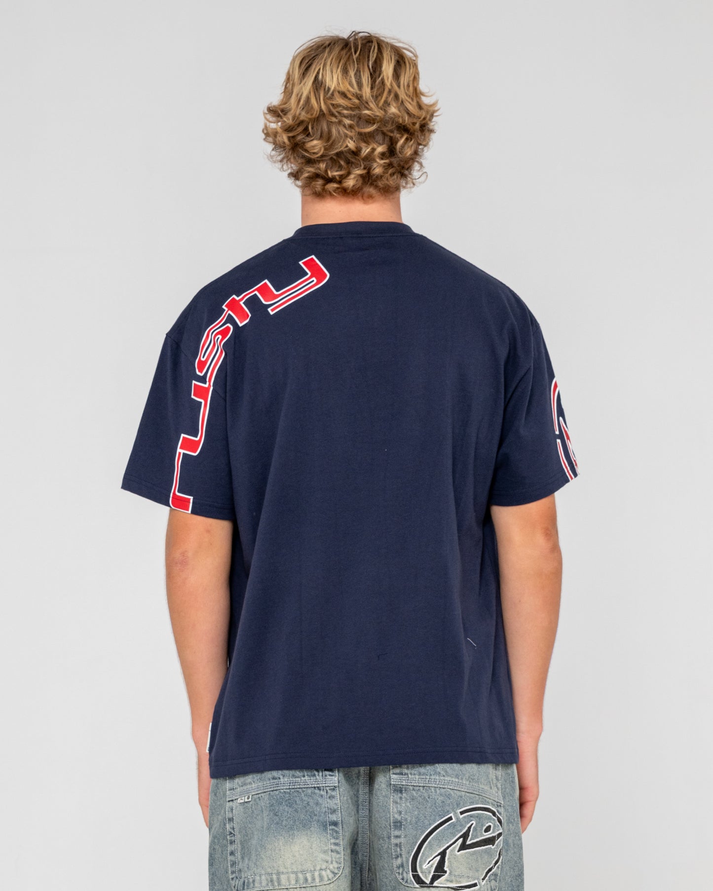 Remera Mc Rusty Glaze-R Short Sleeve Tee Navy Blue
