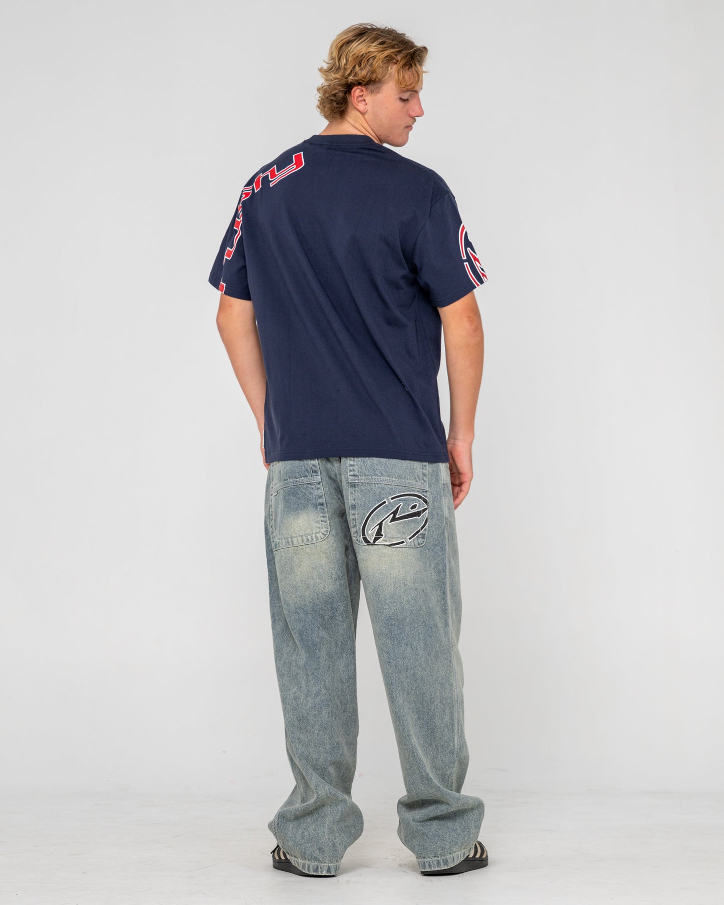 Remera Mc Rusty Glaze-R Short Sleeve Tee Navy Blue